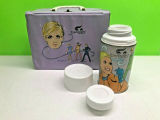 1967 - Aladdin - Softie - Twiggy - Vinyl Lunchbox & Thermos - Lqqk