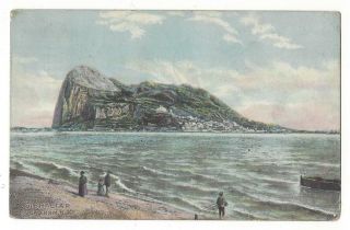 Prudential Insurance Co Rock Of Gibraltar Vintage 1912 Advertising Postcard