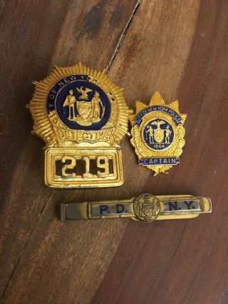 Vintage 1982 York Police Dept Detective Set - Special Fraud Squad Captain