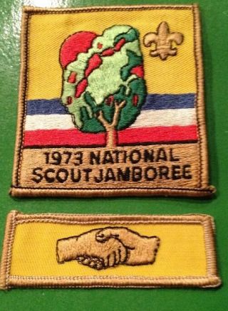 1973 National Jamboree Pocket Patch And Joining Together Game Award