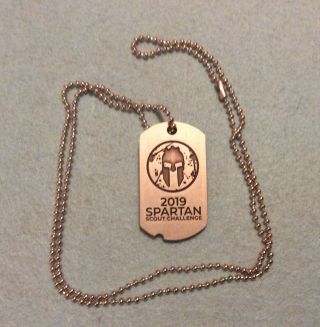 2019 24th World Scout Jamboree Spartan Race Dog Tag Scout Challenge Award