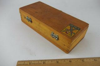 Vintage X - Acto Tool Kit With Wooden Case 4