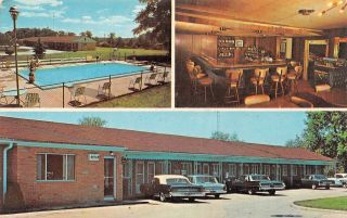 C20 - 8053,  Tally Ho Motel,  Muskegon Michigan.