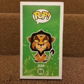 Funko Pop Disney Lion King Scar 89 Vaulted w/ Pop Protector 5