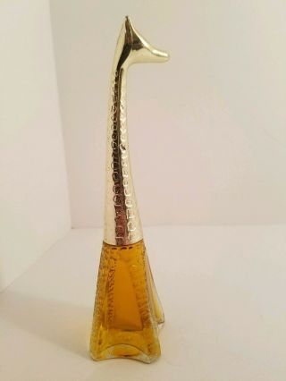 Vintage Avon Graceful Giraffe Perfume Decanter Bottle 1970 ' s Topaze Full 5