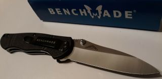 Benchmade 672 Apparition Assisted G10 Handle Black Combo Edge 3.  25 " Blade - Bm67