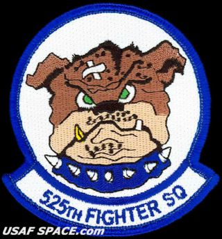 Usaf 525th Fighter Squadron - F - 22 Raptor - Elmendorf Afb,  Ak - Vel Patch