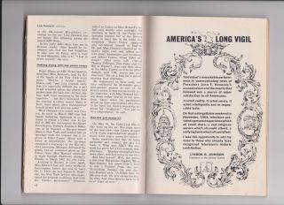 TV Guide - America ' s Long Vigil - JFK Assassination TV Coverage - 1963 3