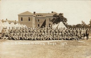 Fort Ethan Allen,  Vt Rppc U.  S.  Army Medical Training Corps 1917