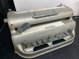 Perkins Brailler David Abraham Howe Press Vintage Brailer Needs Repairs