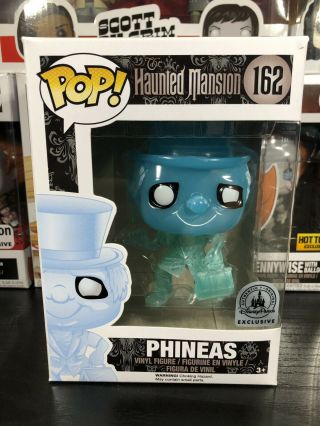 Funko Pop Haunted Mansion Phineas 162 Disney Parks Exclusive