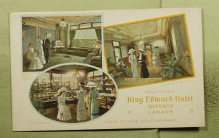 Dr Who Canada Toronto King Edward Hotel Postcard E25790