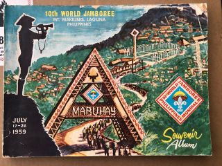 1959 World Scout Jamboree Philippines Souvenir Album Memory