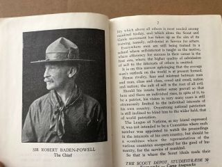 1924 WORLD SCOUT JAMBOREE DANMARK GUIDE BOOK 4