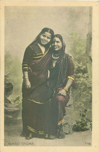 Pc India Indian Hindu Women Social History / Ethnic C1912