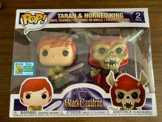 Sdcc 2019 Funko Pop Taran And Horned King (the Black Cauldron) Limited Edition