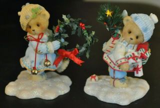 Estate Vintage Collectible Winter Cherished Teddies Teddy Bear Figurines