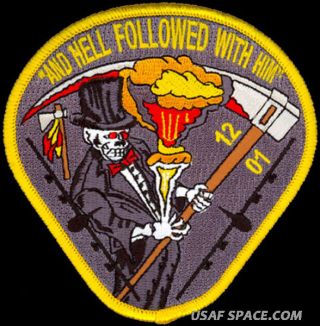 Usaf Weapons School Class 2012 - 01 B - 52 Hell Followed With Him Patch