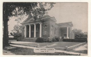 First Baptist Church Latta Sc 1941
