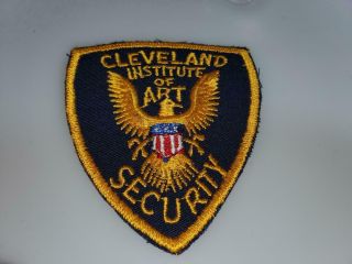 Cleveland Institute Of Art Security Shoulder Patch