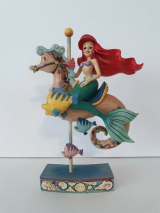 Jim Shore Princess Of The Sea Ariel Carousel Figurine Disney - No Box