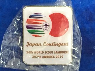2019 World Scout Jamboree Japan Contingent Metal Neckerchief Slide [wsj238]