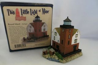 Round Island Harbour Lights This Little Light Of Mine Lighthouse Ll147 - Mib