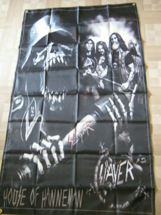 Slayer Flag Banner 5x3 Ft House Hanneman Venom Exodus Dri Suicidal Tendencies Me
