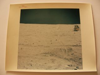 Apollo 16 Lunar Module Moon Eva Red Serial " A Kodak Paper " 8x10 Nasa Photo`