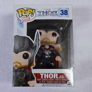 Funko Pop Marvel Thor The Dark World Thor With Helmet 38 Hot Topic Exclusive
