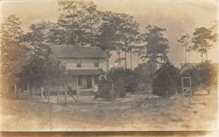 C.  1910 Rppc Home At Cassadaga Lake Helen Fl