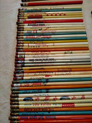 185 Vintage Advertising Pencils 121 From California Mostly With 5 Digit Phone. 4