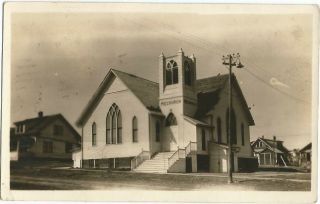 Spencer,  Ne Nebraska 1923 Rppc Postcard,  M.  E.  Church