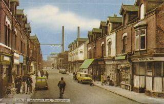 Grangetown - Whitworth Road,  Chimneys,  Old Cars By Frith