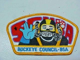 Buckeye Council Sa - 6 Scuba Boy Scout Bsa Shoulder Patch Csp
