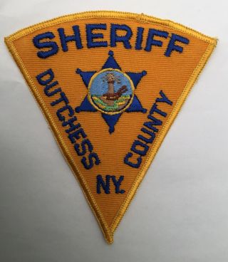 Dutchess County Sheriff,  York Old Cheesecloth Shoulder Patch