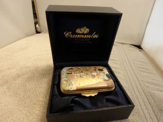 Crummles Enamel Trinket Box Gustav Klimt " The Kiss "