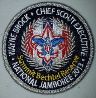 2013 National Jamboree - Chief Scout Executive - Wayne Brock - Patch