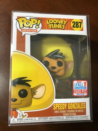 Funko Pop Looney Tunes Speedy Gonzales Nycc 2017 Le 3500pcs W / Soft Protector