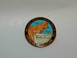 200th Anniversary Of The Consitution Pin We The People Je Caldwell Gold Filled