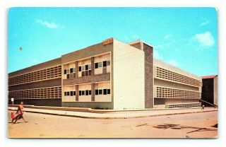 Vintage Postcard Instituto Nacional Ramirez Goyena Managua Nicaragua C16