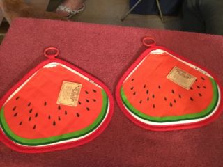 Kitchen Fair Watermelon Slice Trivet / Pot Hold Pads