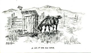 Mt Montana Artist Bob Hall: 12 Unposted Pen - And - Ink Western Studies Chrome - Era