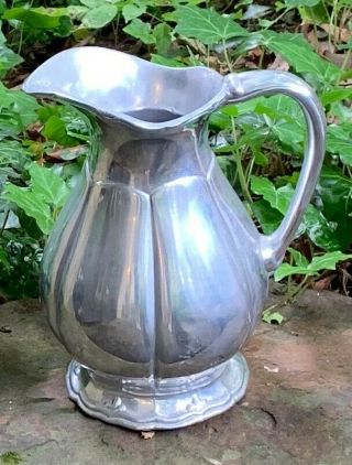 American Colonial By Arthur Court Footed Drink Pitcher - Heavy,  2 Quart