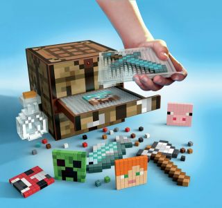Mattel Minecraft Crafting Table Play Set Building Activity Creative Toy USA 2