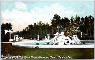 Lakewood,  Jersey Postcard " George J.  Gould 