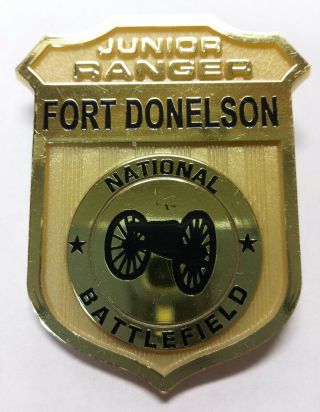 Fort Donelson Battlefield National Park Service Nps Jr Junior Ranger Badge