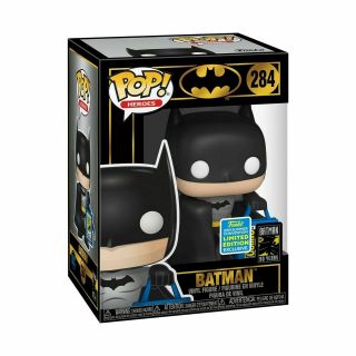 Funko Pop Ad Icons Sdcc 2019 Summer Convention Exclusive 284 - Batman With Bag