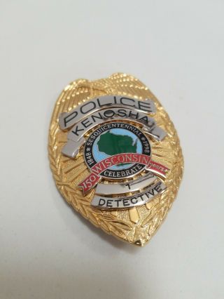 Kenosha Wisconsin Police Detective Badge 1