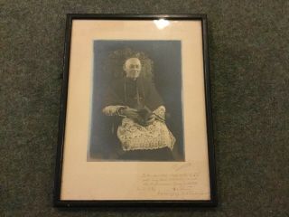 Official Photograph Signed Archbishop Of Westminster 1936 And Signed By Bassano 7